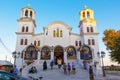 Greek Orthodox church in Paralia summer resort